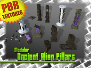 Modular Ancient Alien Pillars