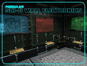 Modular Sci-fi Wall Electronics